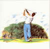 Golfer Tile D4